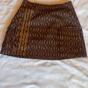 Adidas x Ivy park monogram skirt NWT brown med